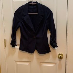 Auline Collection Navy Blue Blazer
